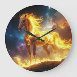 ELD HÄST - 2026 - KINESISKA ZODIACEN STOR KLOCKA