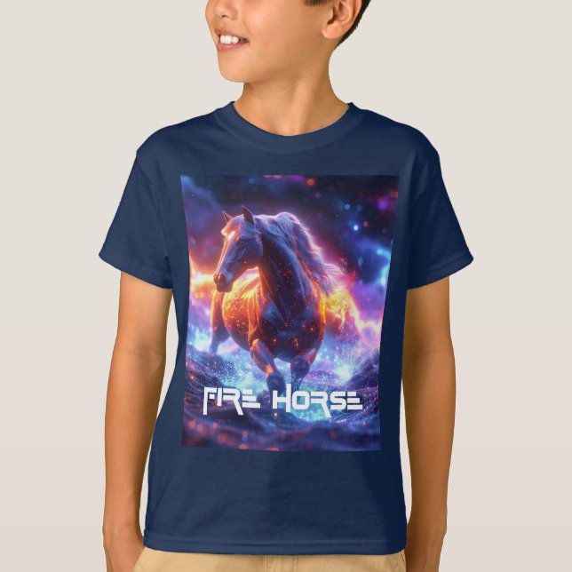 ELD HÄST - KINESISKA ZODIAC 2026 T SHIRT (Framsida)