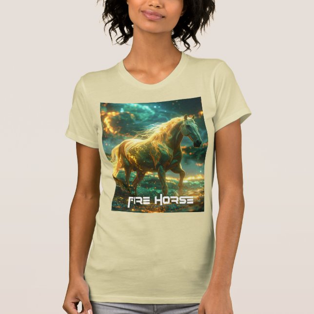ELD HÄST - KINESISKA ZODIAC -  T SHIRT (Framsida)