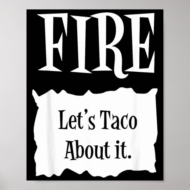 Eld - Het paket Halloween Taco kostym Poster (Framsidan)