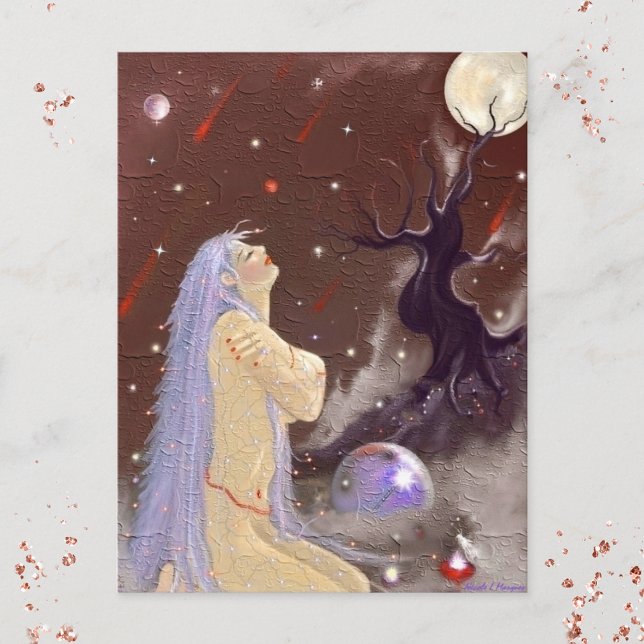 Eld i himlen! vykort (Skapare uppladdad)