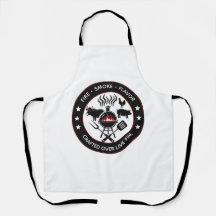 Eld Rök Smak BBQ Grill Emblem
