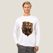 Eld Rörande Tiger Grafisk Långärmad Tröja