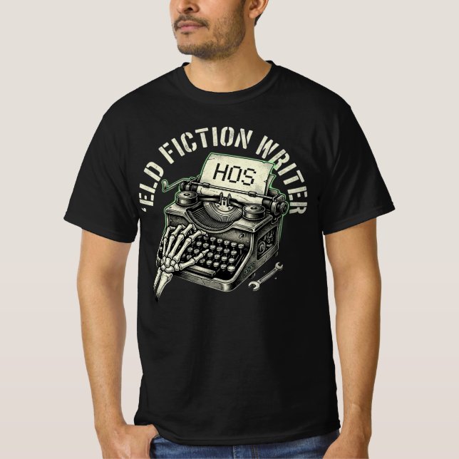 ELD Skönlitterär författare  Lastbilschaufförsgåva T Shirt (Framsida)