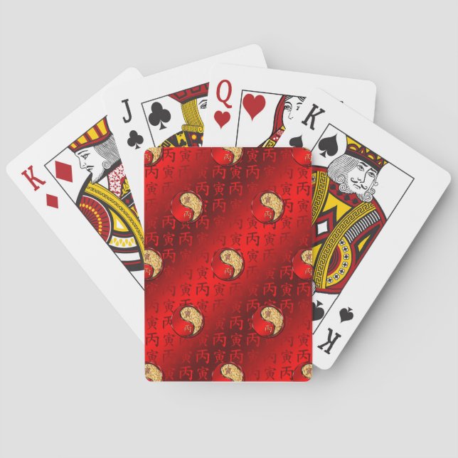 Eld Tiger Casinokort (Baksidan)