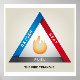 Eld Triangle Illustration Chemical Reaction Model Poster