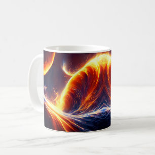 Eld Vatten Rymd Kaffemugg