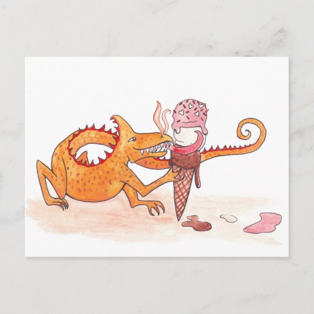 Eld vs. Glass Glass Vykort (Framsida)