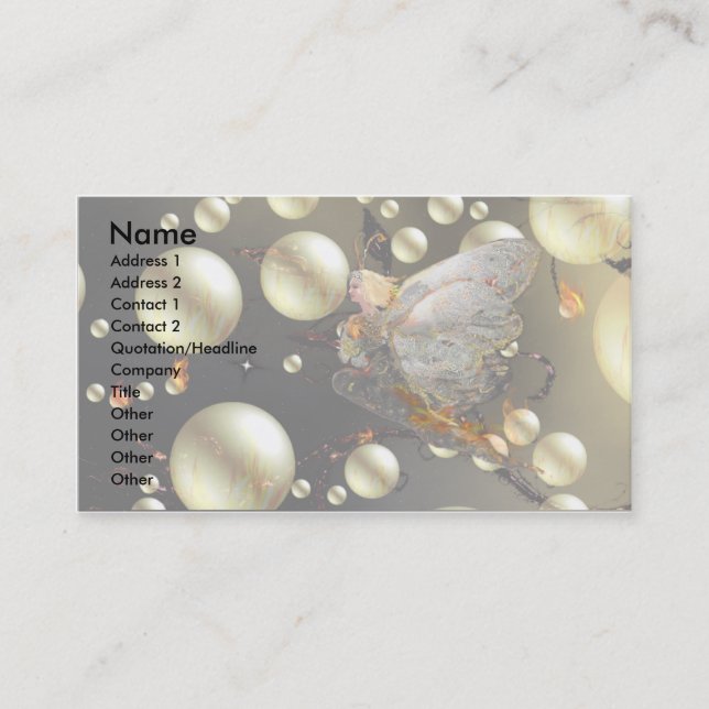 Eldböld! Visitkort (Framsida)