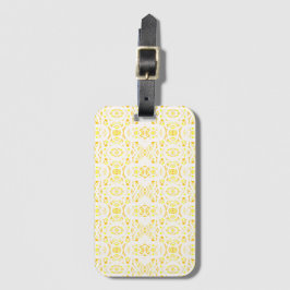 Eldbrand Gul Vit Abstrakt Gouachekonst Bagagebricka