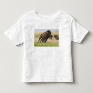 Elddopad ung bisonoxe på Tallgrass T-shirt