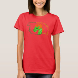 Elddrakens håla t shirt