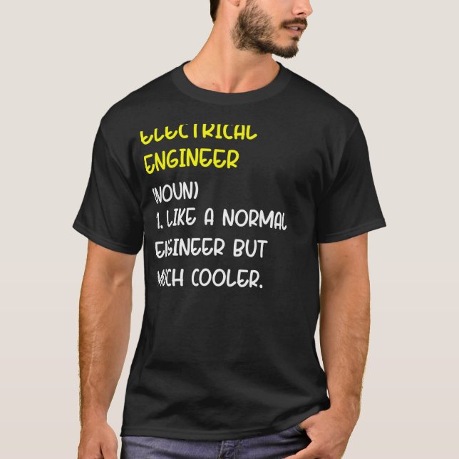 Eldefinition 1 för Ingenjör 1 T Shirt (Framsida)