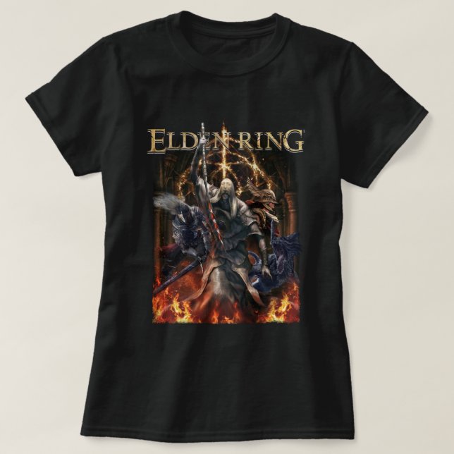 Elden ring 4 tecken Essential T Shirt (Design framsida)