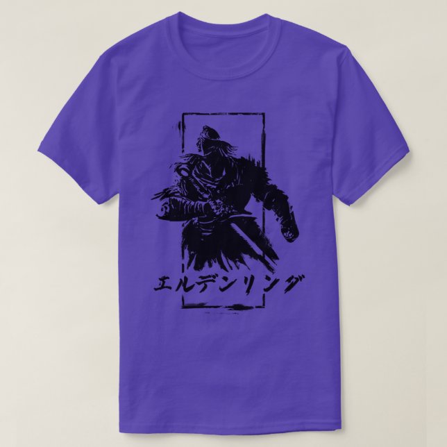 Elden Ring japanska Bläck T Shirt (Design framsida)