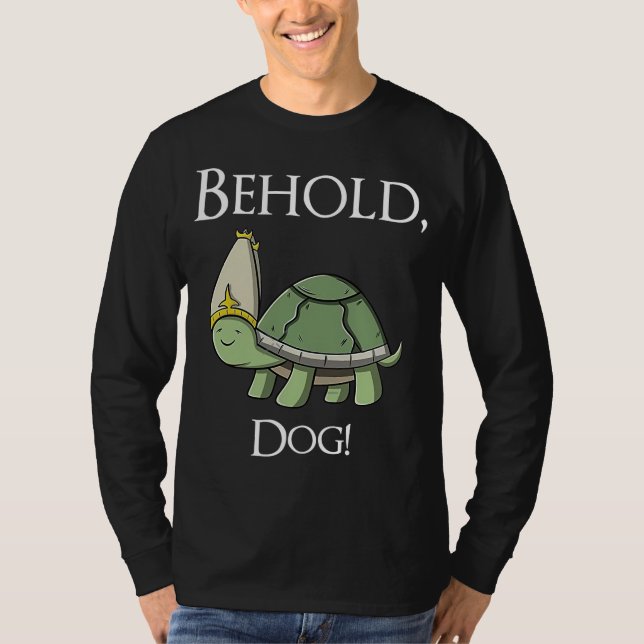 Elden Ring Praise The Dog Behold Dog Meme T Shirt (Framsida)
