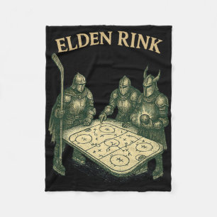 Elden Rink Rolig Hockey Riddare Parodi Fantasy Rpg Fleecefilt