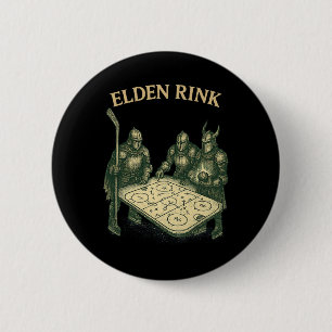 Elden Rink Rolig Hockey Riddare Parodi Fantasy Rpg Knapp