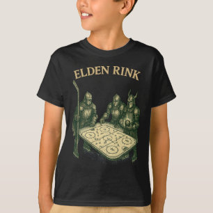 Elden Rink Rolig Hockey Riddare Parodi Fantasy Rpg T Shirt