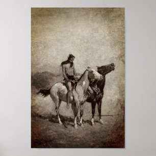 Elden slungade sitt offer över sin pony poster