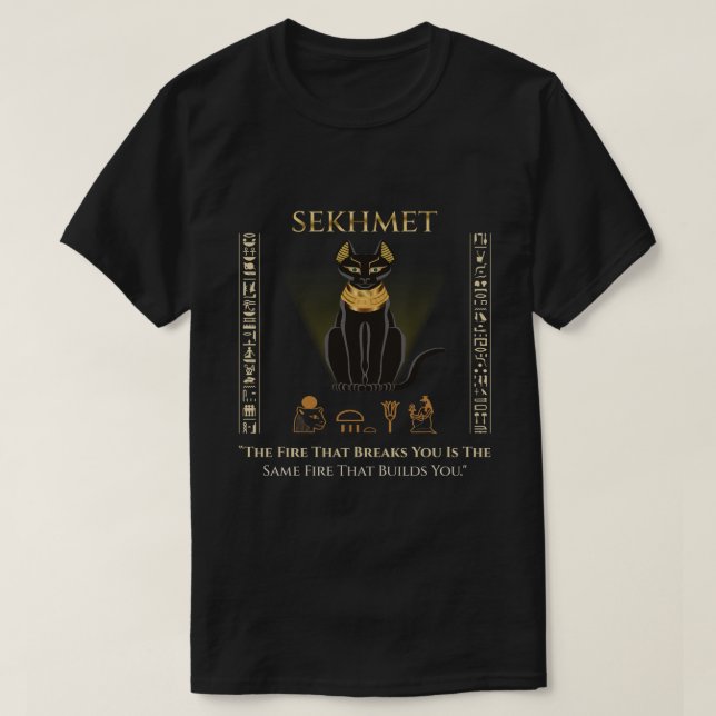 Elden Som Bryter Dig Är Samma Eld Som Bygger T Shirt (Design framsida)