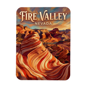 Eldens dal Nevada Magnet