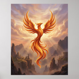 Eldens Fenix Heliga Klippor Poster