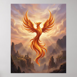 Eldens Fenix Heliga Klippor Poster