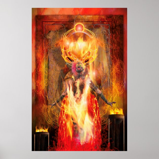 Eldens gudinna PELE Poster (Framsidan)
