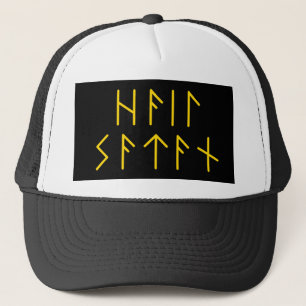 Elder Futhark Hail Satan Keps