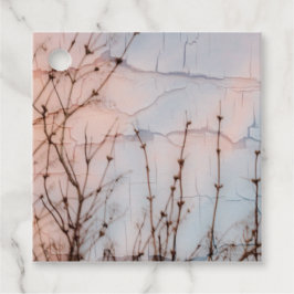 Elder Grenar Silhouette Gåvor Etiketter