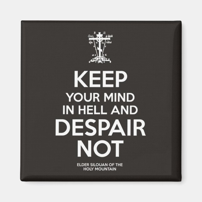 Elder Silouan Magnet (Framsidan)