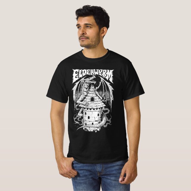 Elder Wyrm Band Shirt T (Hel framsida)