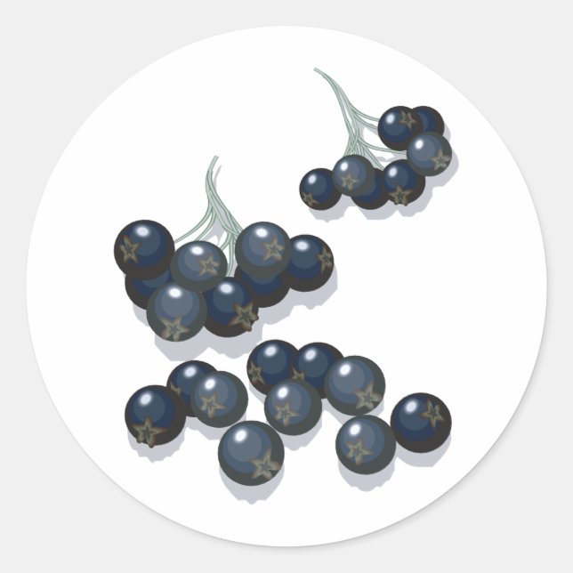 elderbär runt klistermärke (Framsida)