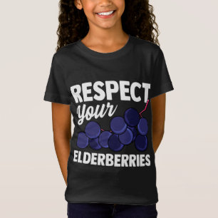 Elderberry Fruit Pun Funny Gift for Vegans T Shirt