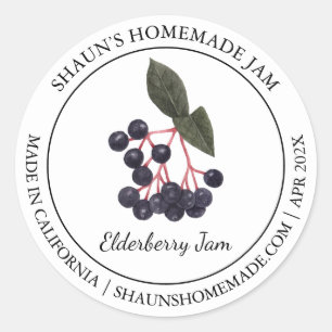 Elderberry Sylt Modern etikett
