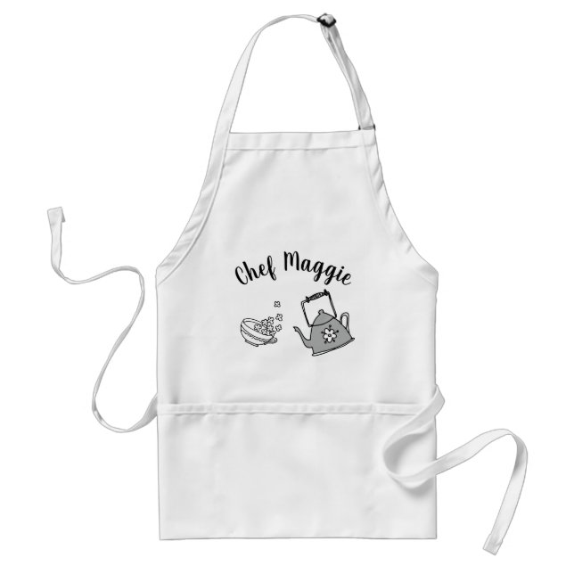 Elderblomme Tea | Monogram Apron Förkläde (Framsidan)