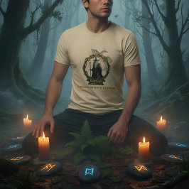 Elderwood Council Archwarden Eldric Fantasy Wizard T Shirt