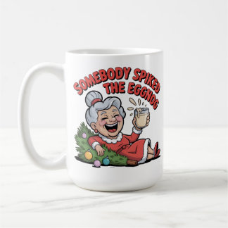 ELDERY LADY FALLS OVER CHRISTMAS  KAFFEMUGG