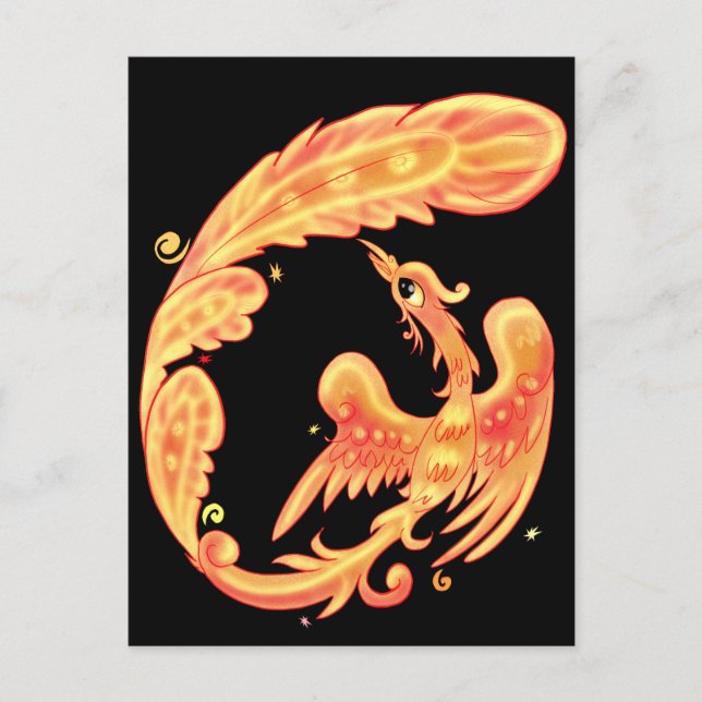 Eldfågel Vykort (Framsida)