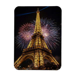 Eldfester Paris Eiffeltornet Kaféer vykort Magnet