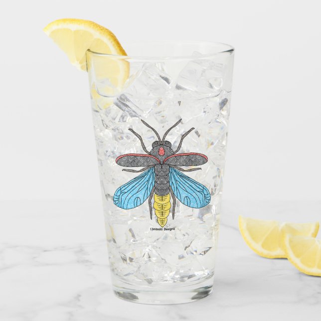 Eldfluga - Glas kopp (Framsida Ice)