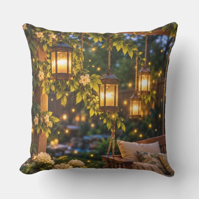 Eldflugor & Lyktor Kudde (Framsida)