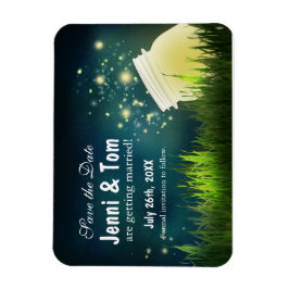 Eldflugor + Murarljus Rustik Natt Datum Magnet