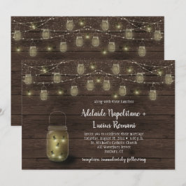 Eldflugor Murbruk Vasar Kedjeljus Bröllop Inbjudningar