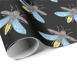 Eldflugor (svart) - Presentpapper