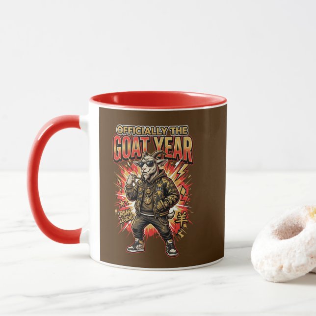Eldget 2027 Lunar Nyår Zodiakmugg Mugg (Med munk)
