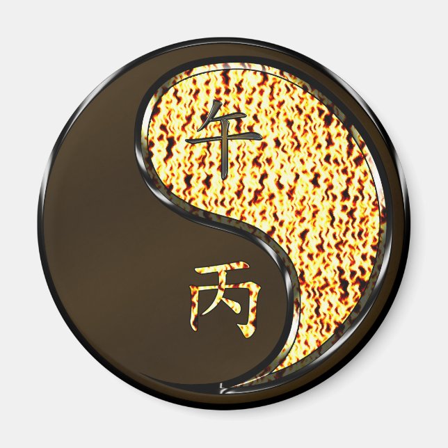 Eldhäftets år magnet (Framsidan)