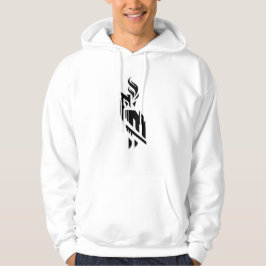 Eldhäger Vit Hoodie För Män