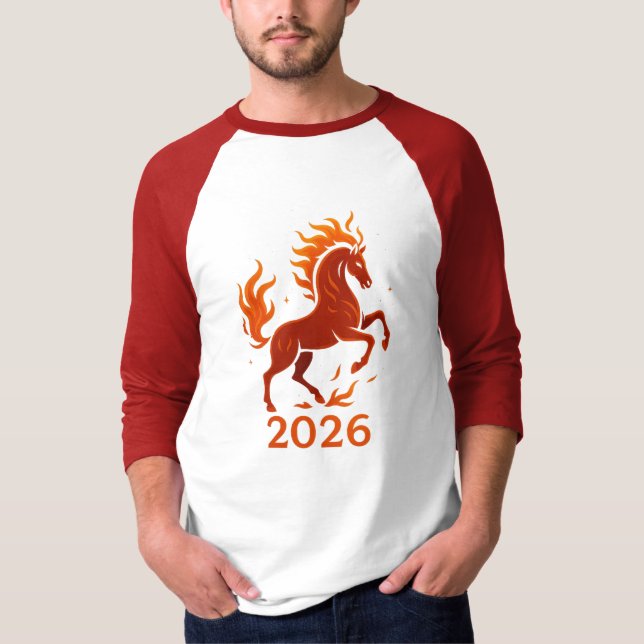 Eldhäst 2026 t shirt (Framsida)